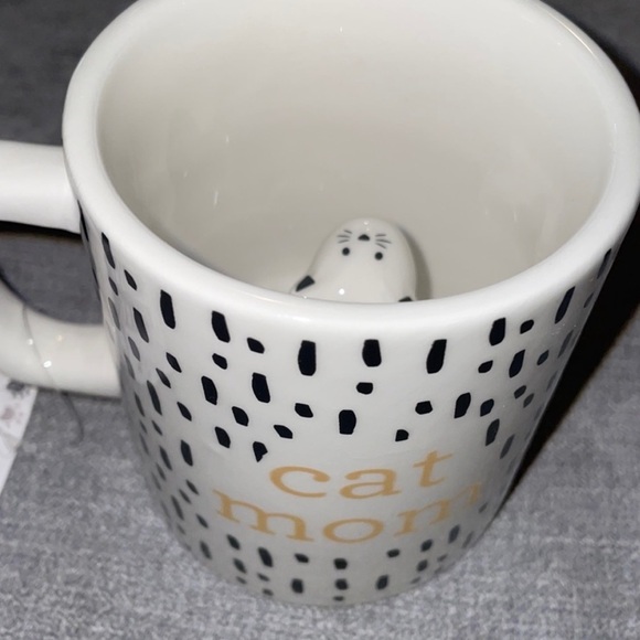 Cat Mom Coffee Mug - Cat Inside Mug! - Picture 1 of 5